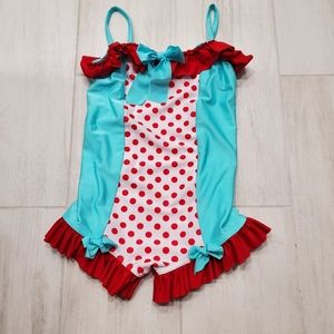 Girls Retro Swim